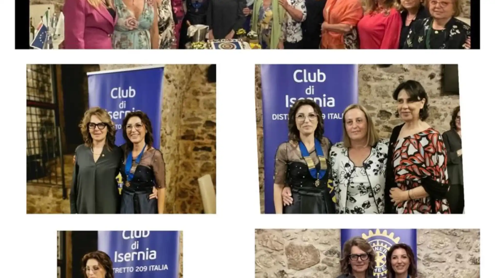 Inner Wheel Club Isernia: passaggio della campana anno sociale 2023-23. Il Nuovo presidente e’ Marzia Bordignon.